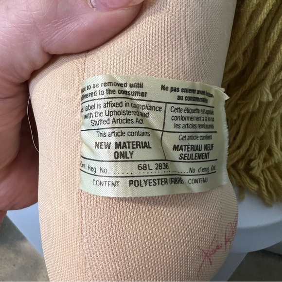 Vintage Original Cabbage Patch Kids Doll Blonde Hair Blue Eyes 1 Dimple - Picture 5 of 7